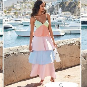 Vici Tiered Maxi Dress